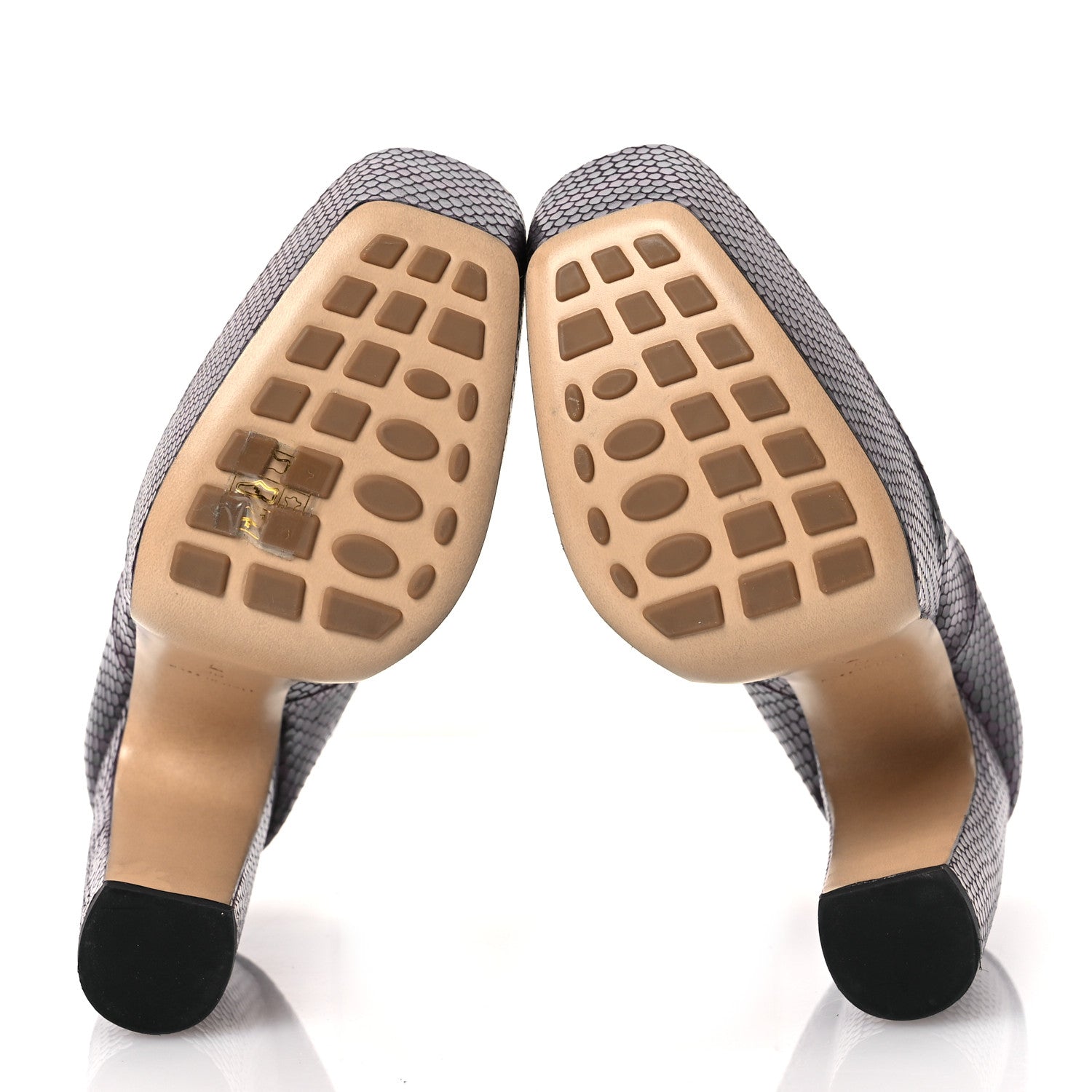 Bottega Veneta Snakeskin Mostra Pumps 38 Burgundy 7 of 11
