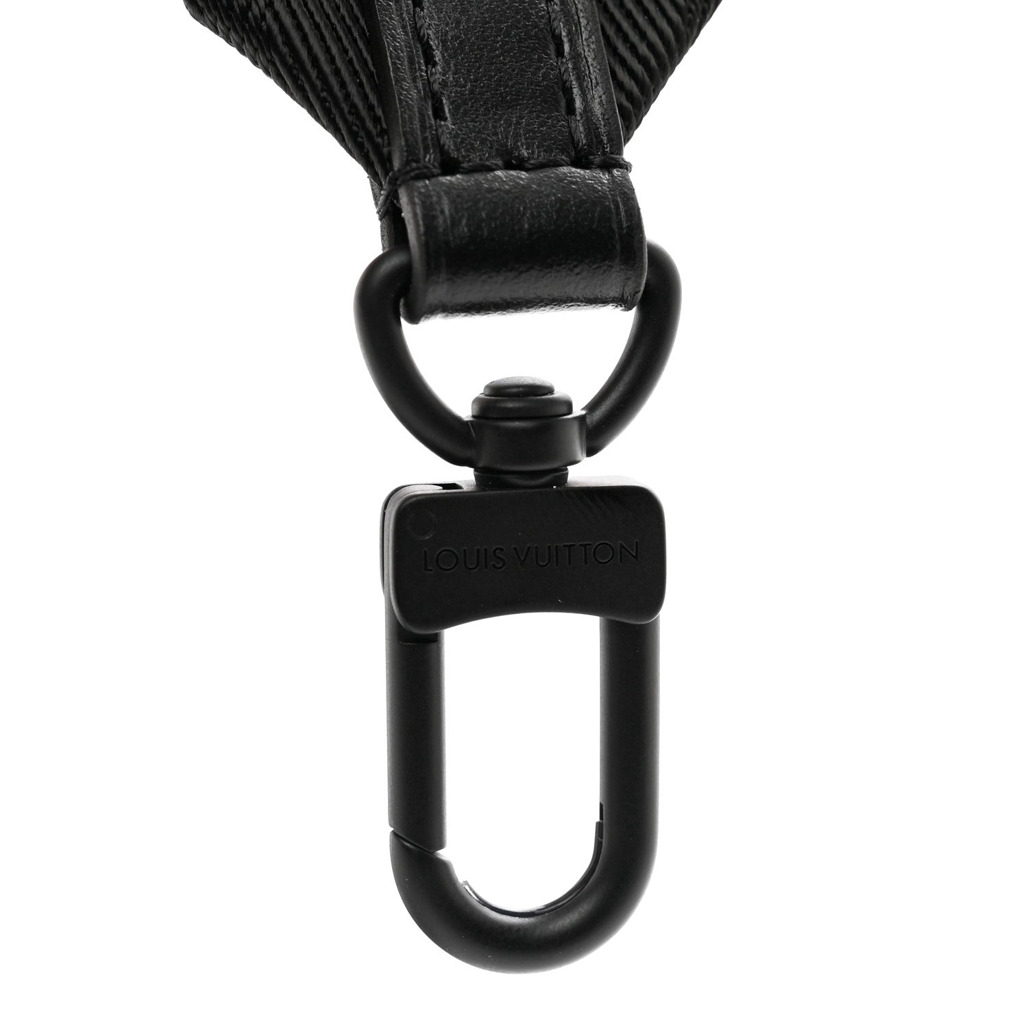 Louis Vuitton Jacquard Canvas Keepall Bandouliere Adjustable Shoulder Strap Black 3 of 3
