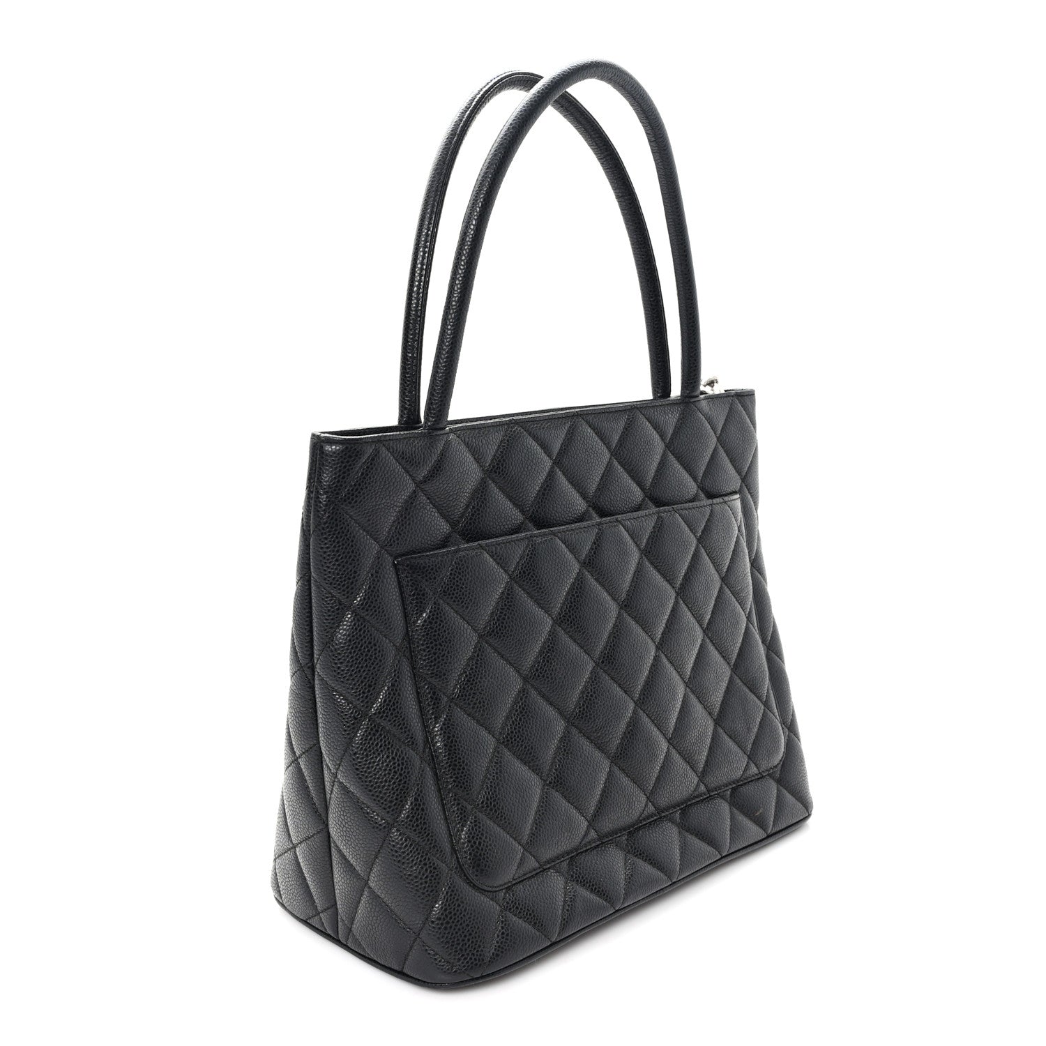 Chanel Caviar Quilted Medallion Tote Black 3 of 11