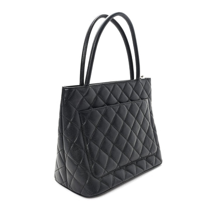 Chanel Caviar Quilted Medallion Tote Black 3 of 11