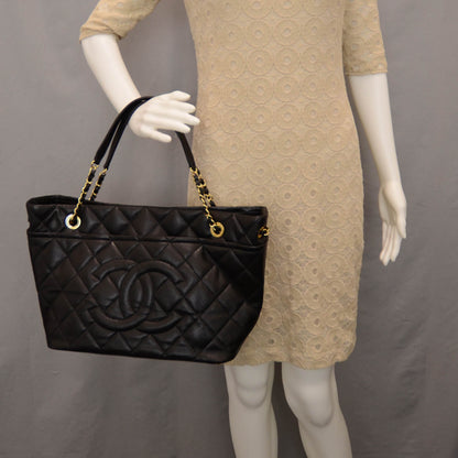 Chanel Caviar Timeless Tote Black 2 of 7