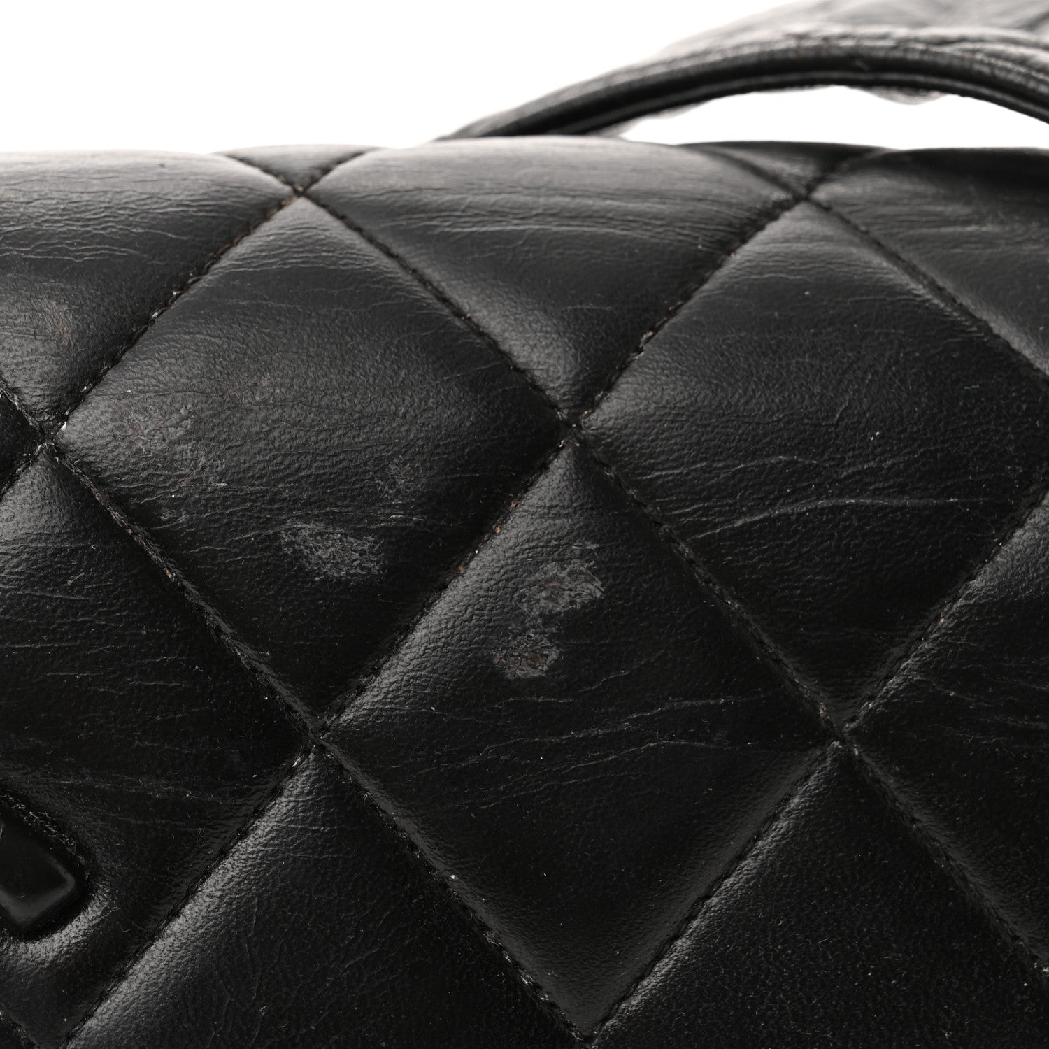 Chanel Lambskin Quilted CC Single Flap Shoulder Bag Black 10 of 10
