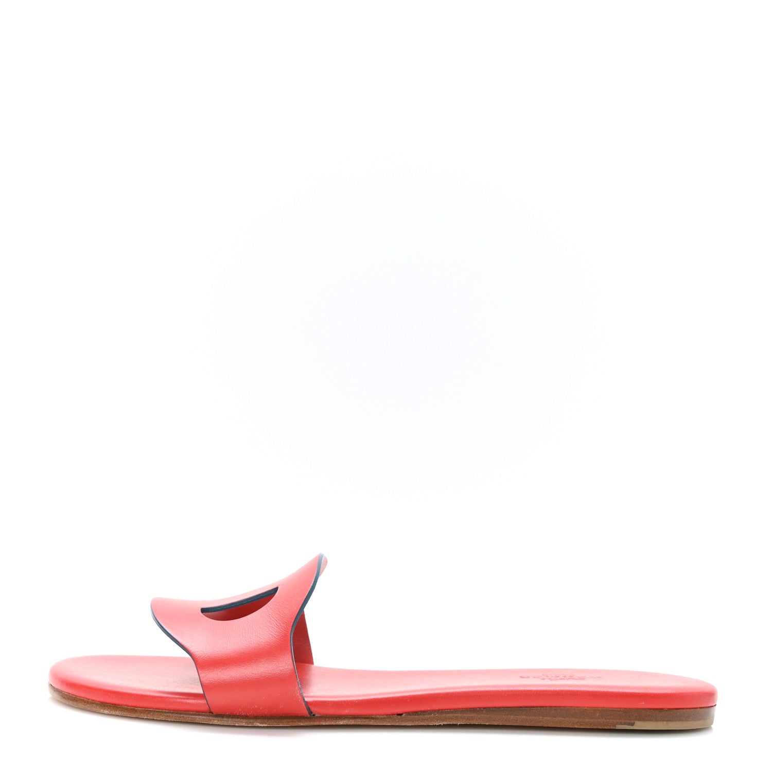 Hermes Calfskin Lisboa Sandals 36 Jasper Rouge 1 of 7