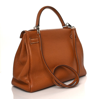 Hermes Togo Kelly Retourne 32 Gold 2 of 12