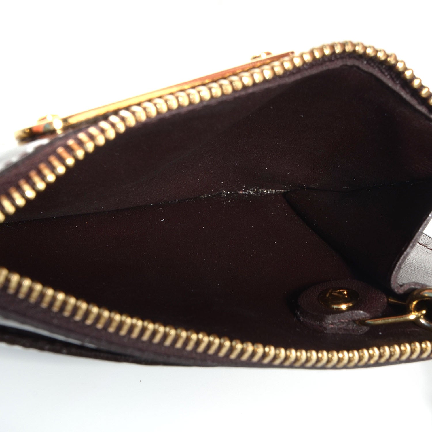 Louis Vuitton Vernis Key Pouch Amarante 7 of 7
