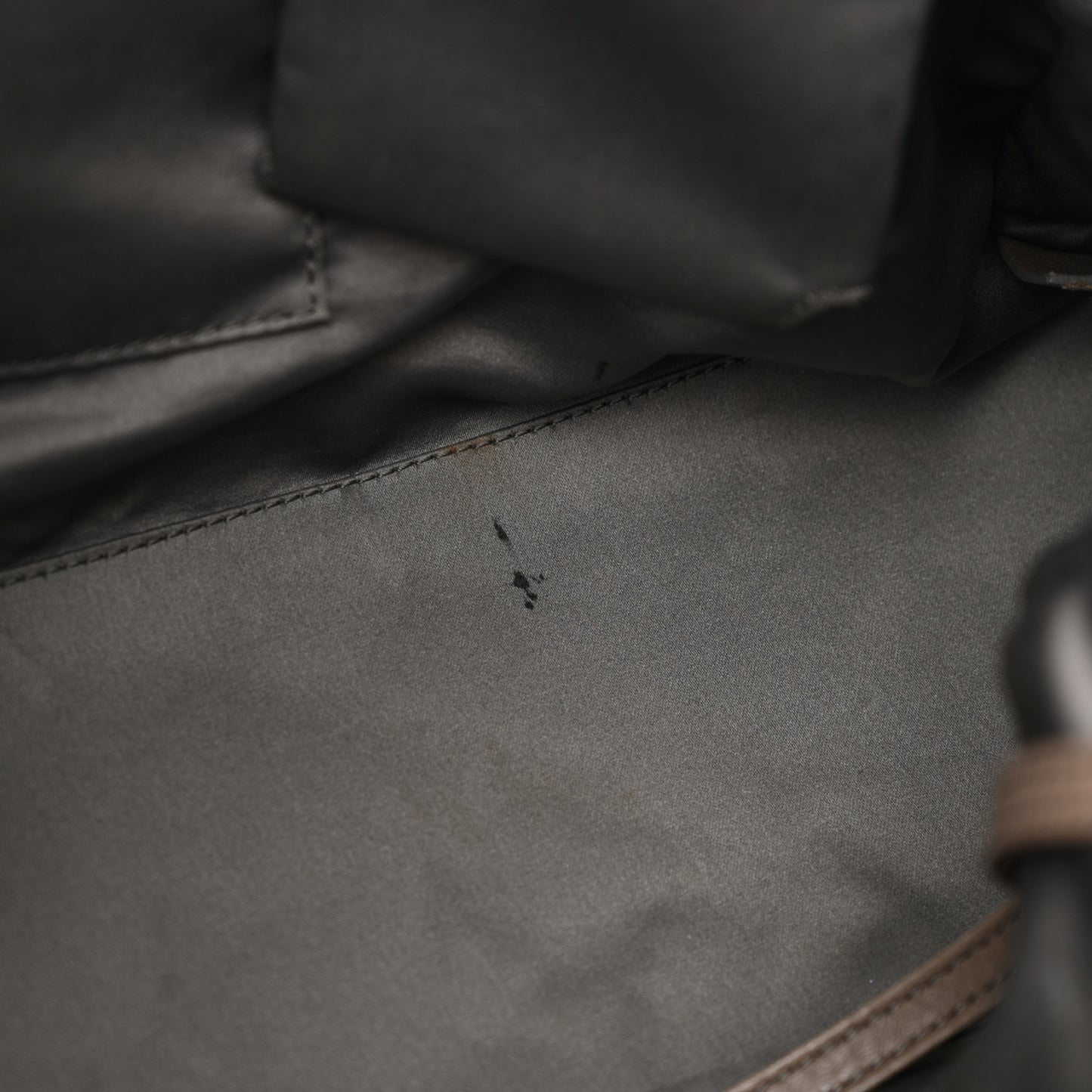 Calfskin Modern Chain Rhodoid East West Tote Black