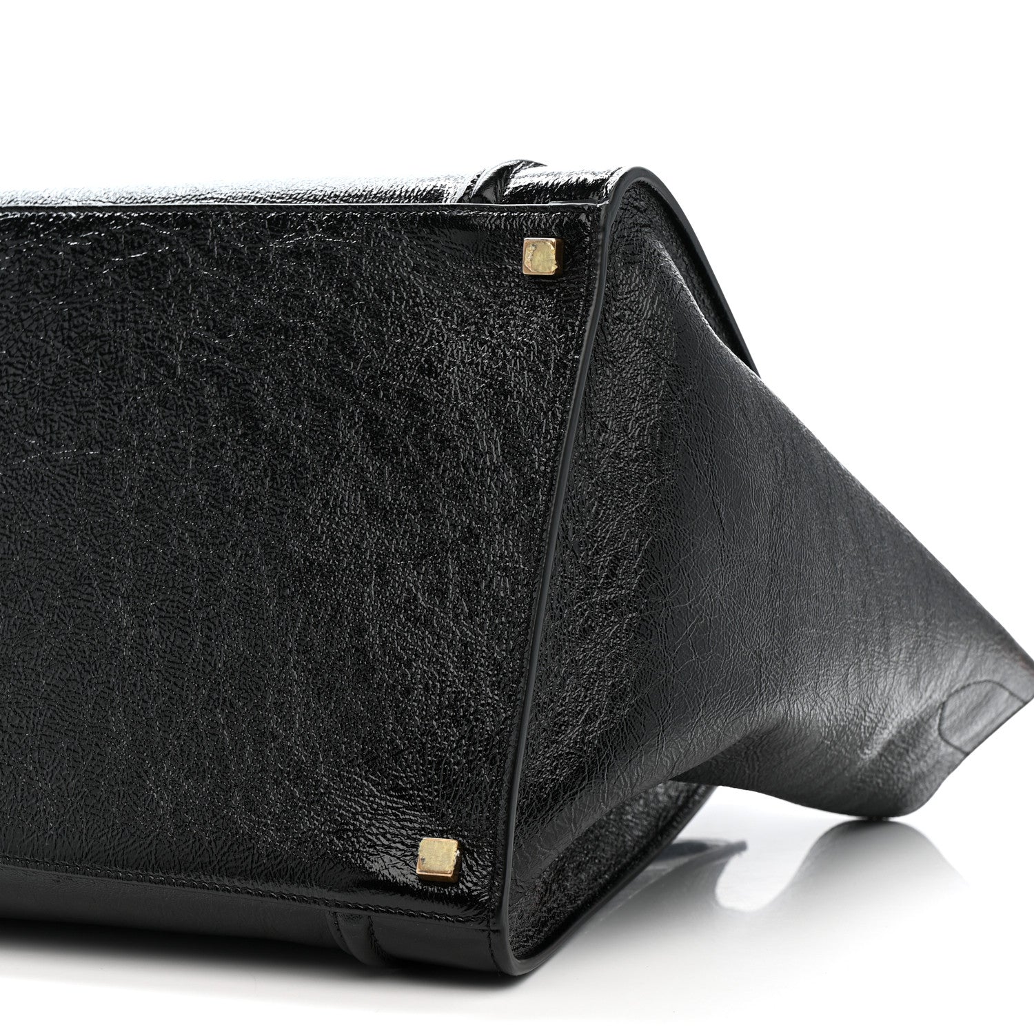 Celine Crinkled Patent Calfskin Medium Phantom Luggage Black 11 of 11