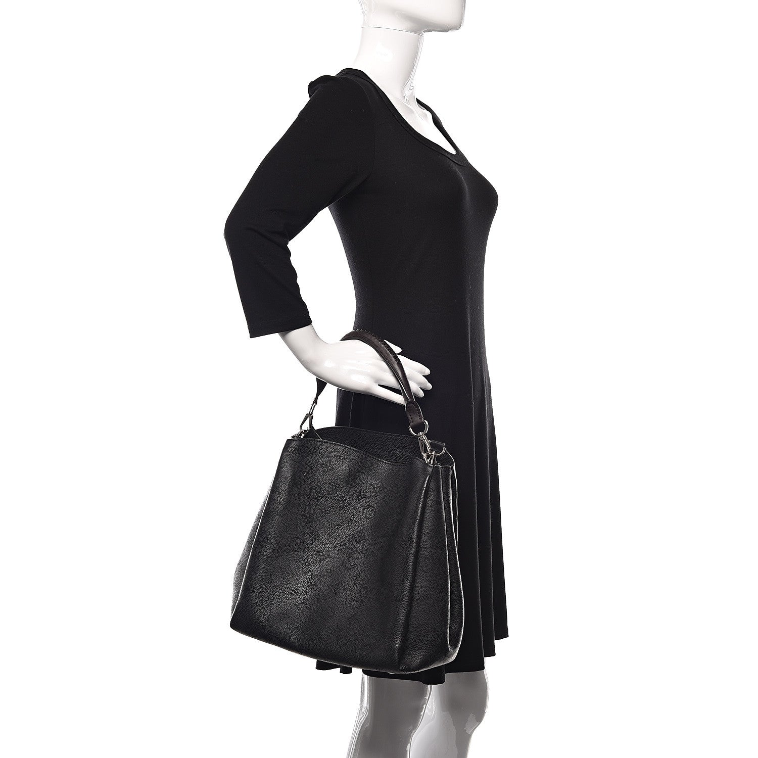 Louis Vuitton Mahina Babylone PM Black 3 of 13
