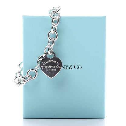 Tiffany Sterling Silver Return to Heart Tag Charm Bracelet 6 of 6