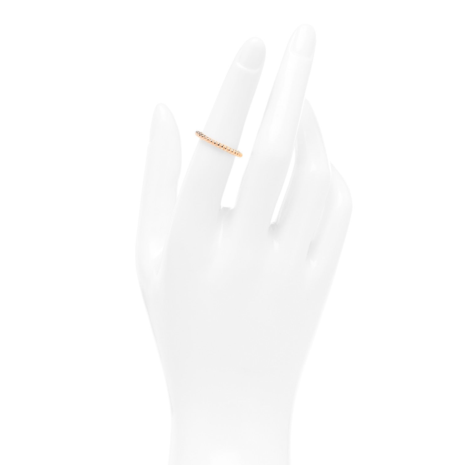 Van Cleef & Arpels 18K Rose Gold Small Perlee Ring 52 6 2 of 4