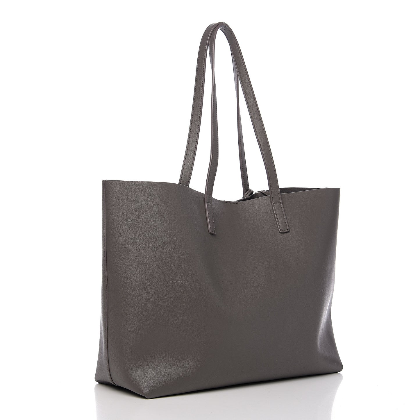 Calfskin Large Shopping Tote Earth