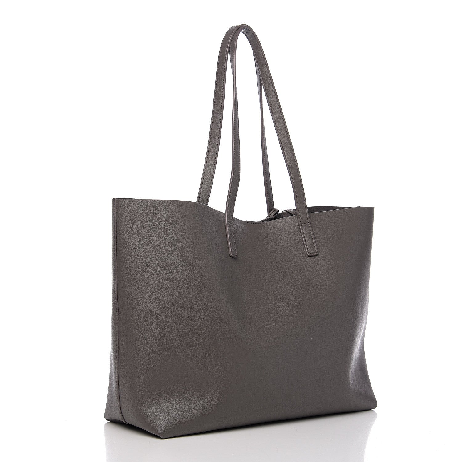 Saint Laurent Calfskin Large Shopping Tote Earth 2 of 9