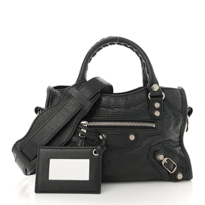 Balenciaga Agneau Giant 12 Silver Hardware Mini City Black 3 of 16