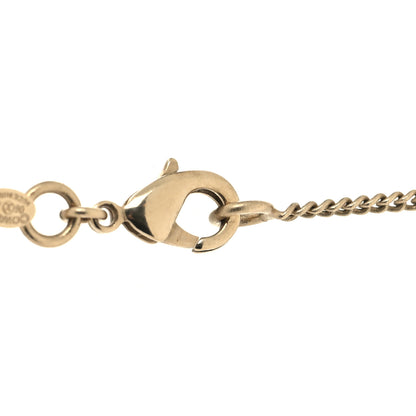 Chanel Crystal CC Necklace Light Gold Multicolor 4 of 5