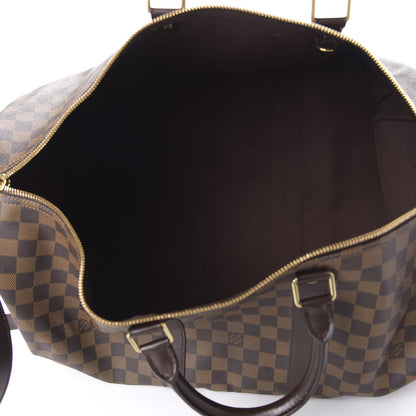 Louis Vuitton Damier Ebene Keepall Bandouliere 55 4 of 12
