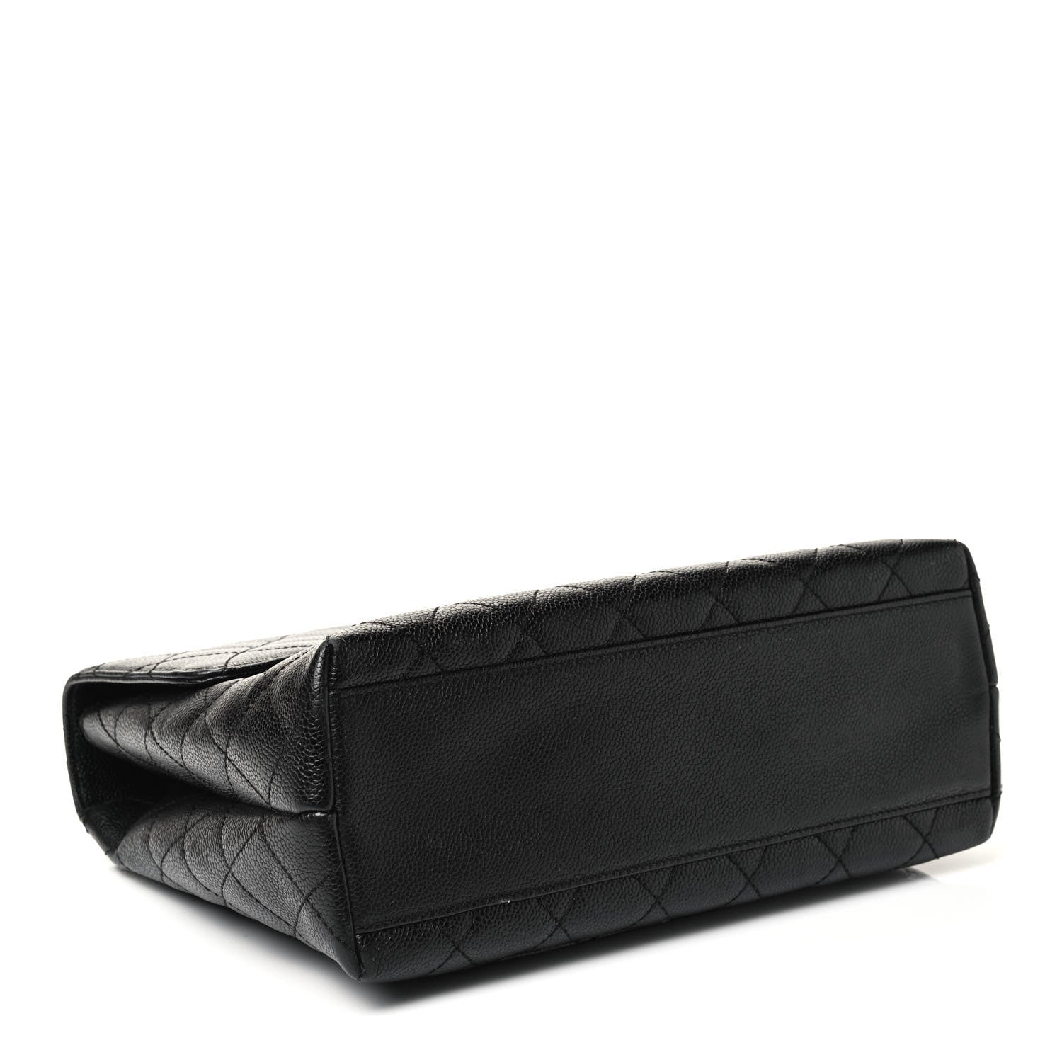 Chanel Caviar Quilted Jumbo Kelly Flap Black 3 of 4