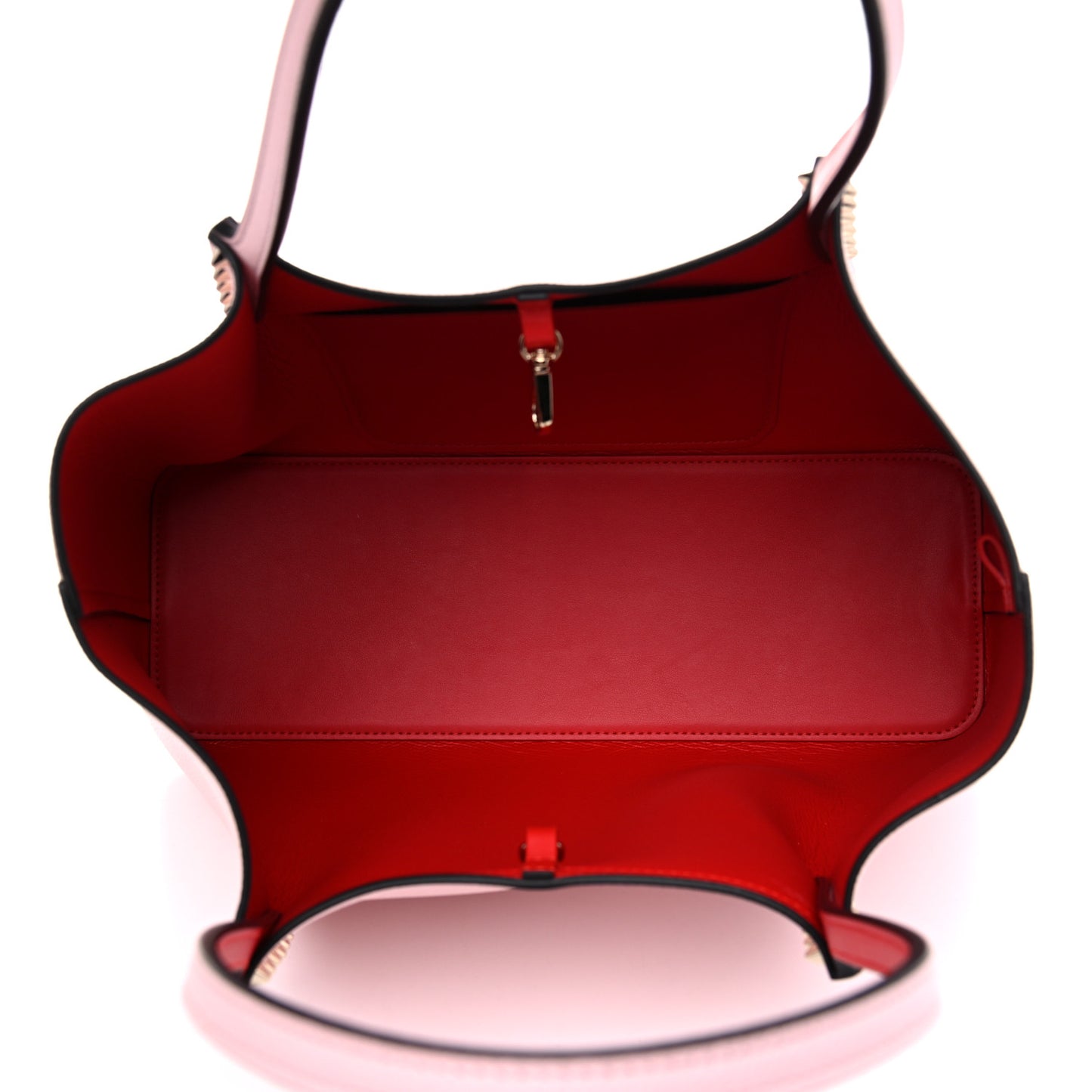 Calfskin Spiked Small Cabarock Shopper Tote Poupee