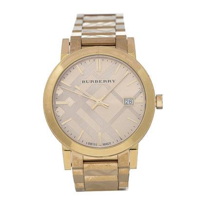 Burberry Stainless Steel 38mm The City Quartz Watch Champagne BU9038 1 of 10