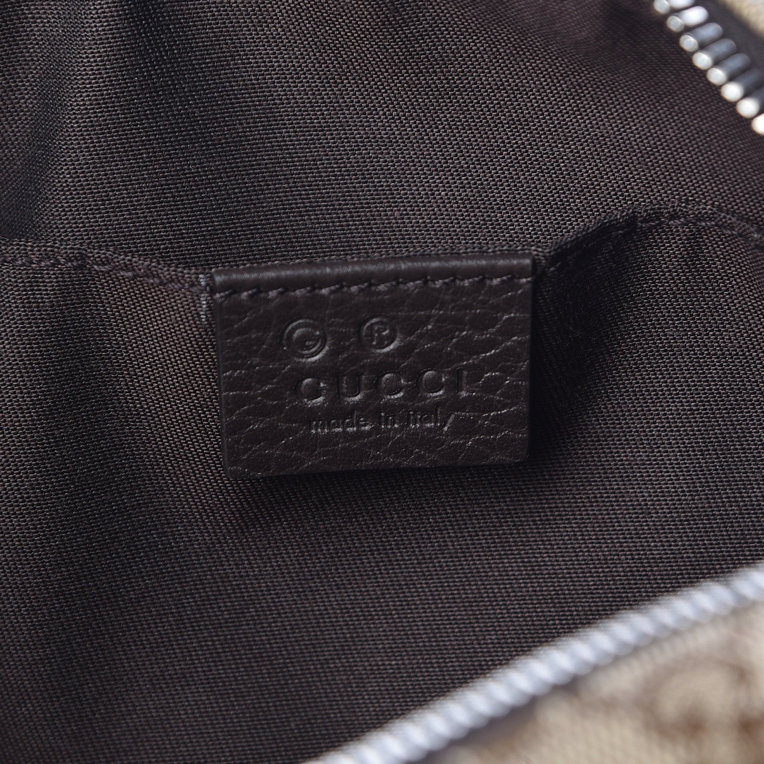 Gucci Monogram Belt Bag Dark Brown 6 of 10