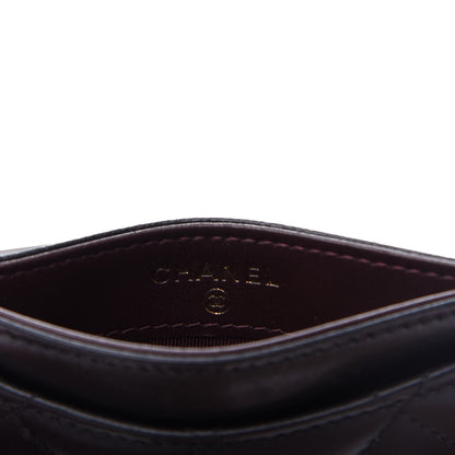 Chanel Lambskin Quilted Card Holder Black 6 of 9
