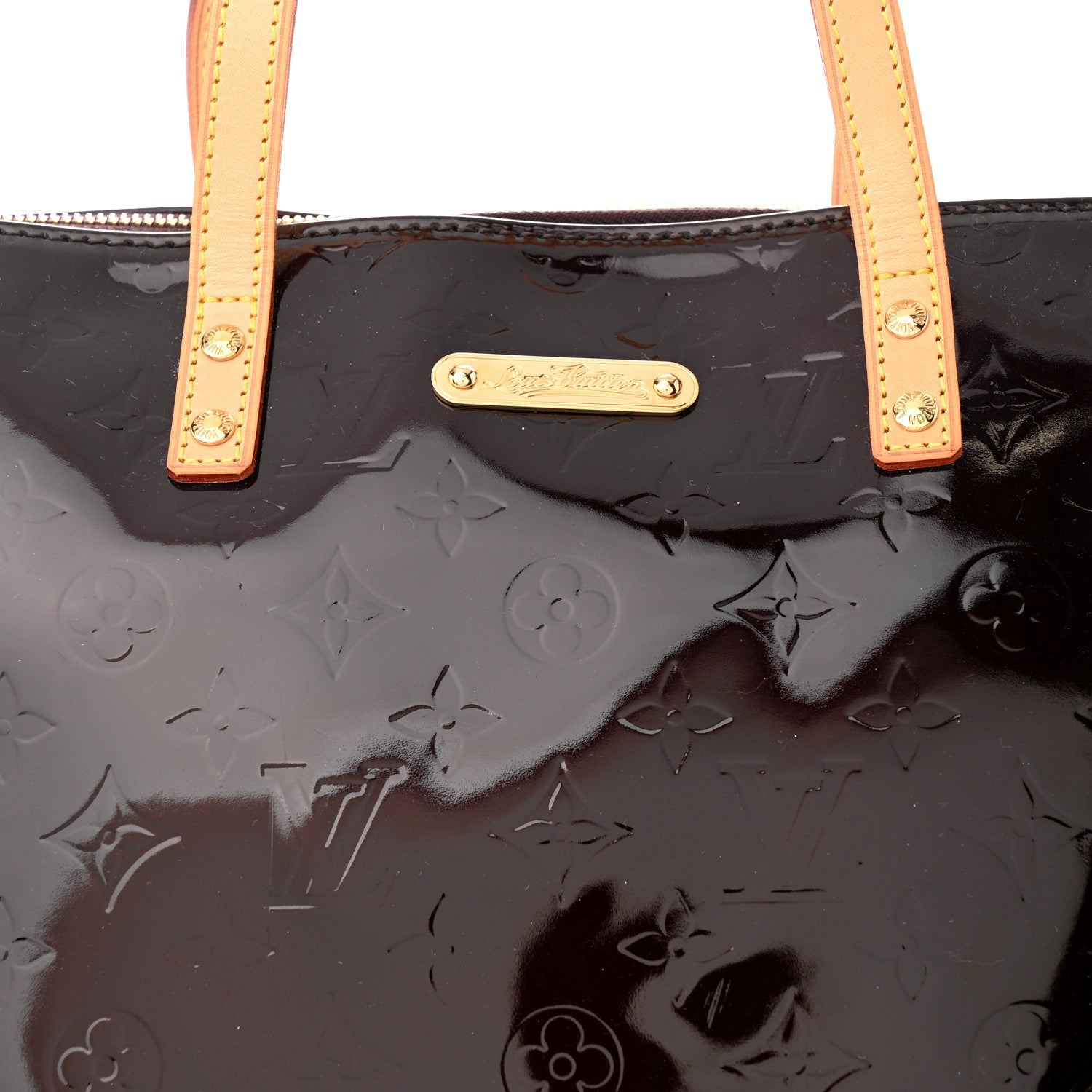Louis Vuitton Vernis Bellevue GM Amarante 7 of 9