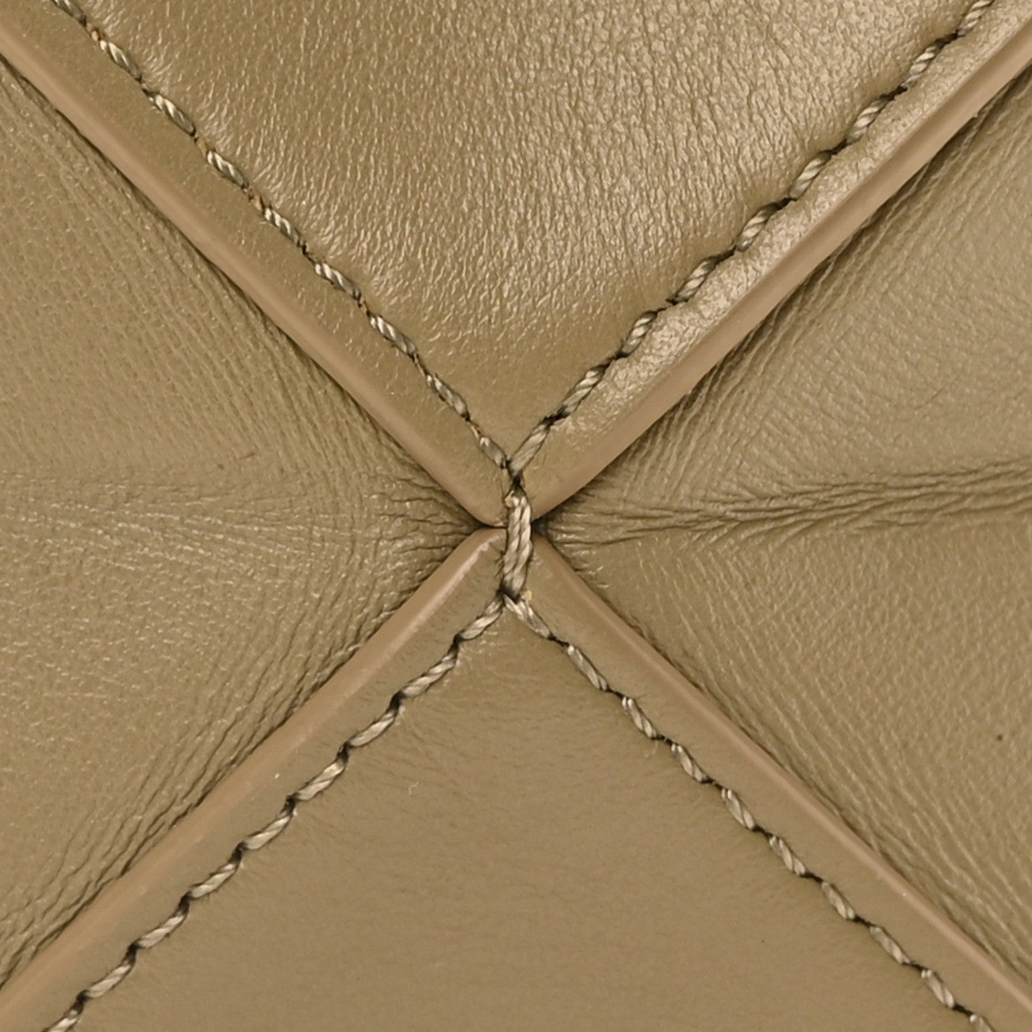 Loewe Shiny Calfskin Mini Puzzle Fold Tote Eucalyptus 8 of 10