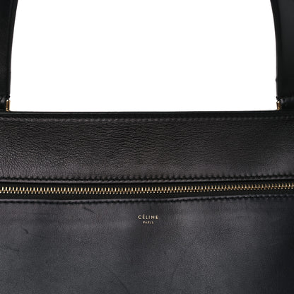 Celine Supple Calfskin Medium Edge Shoulder Bag Navy Blue 8 of 20