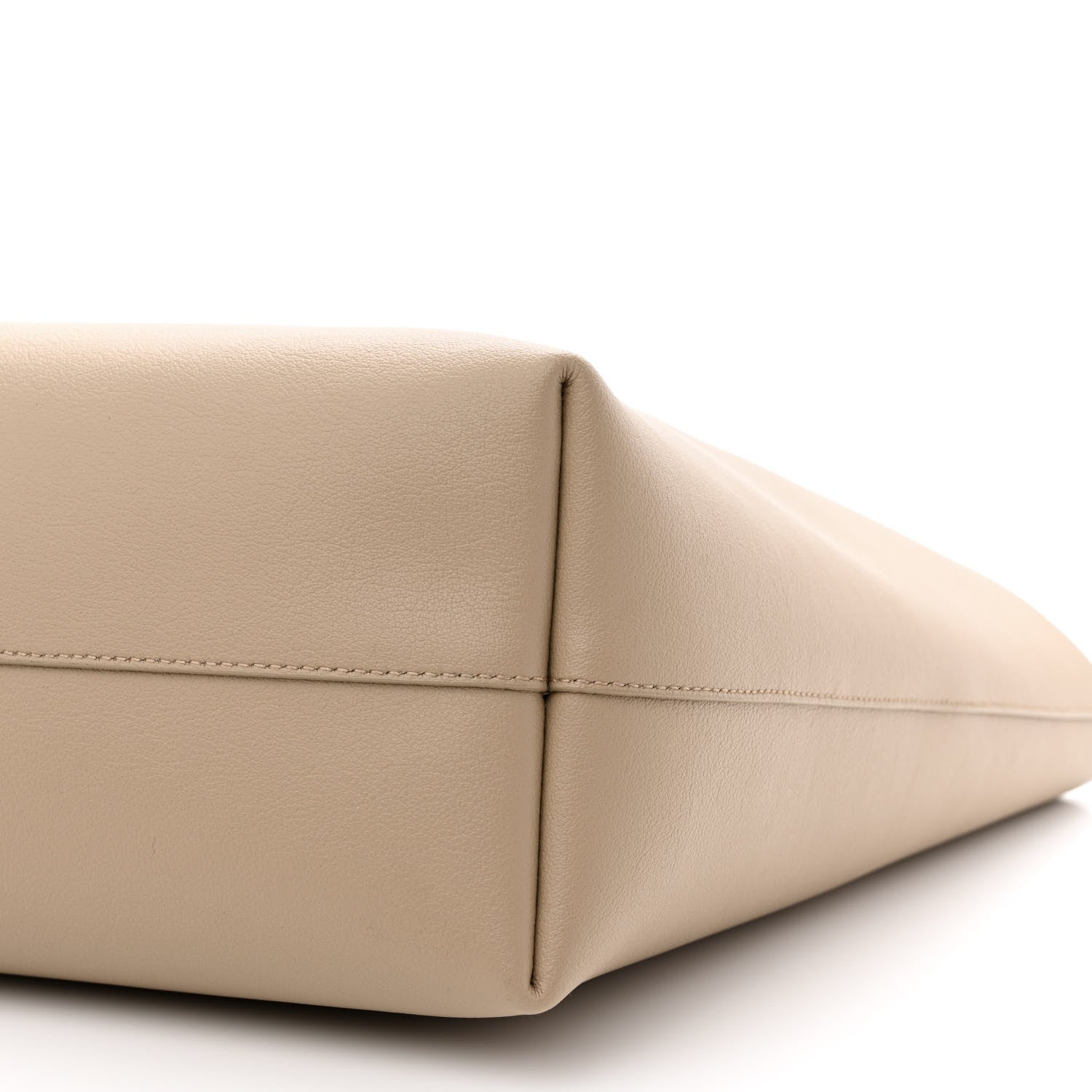 Saint Laurent Calfskin Large Shopping Tote Dark Beige 12 of 12