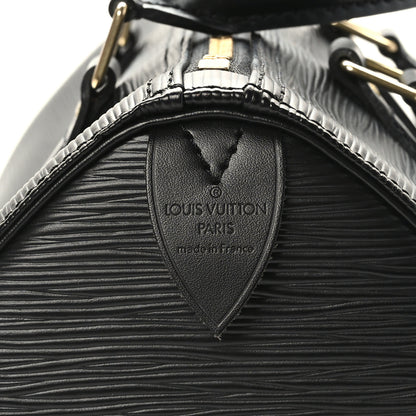 Louis Vuitton Epi Speedy 25 Black 7 of 11