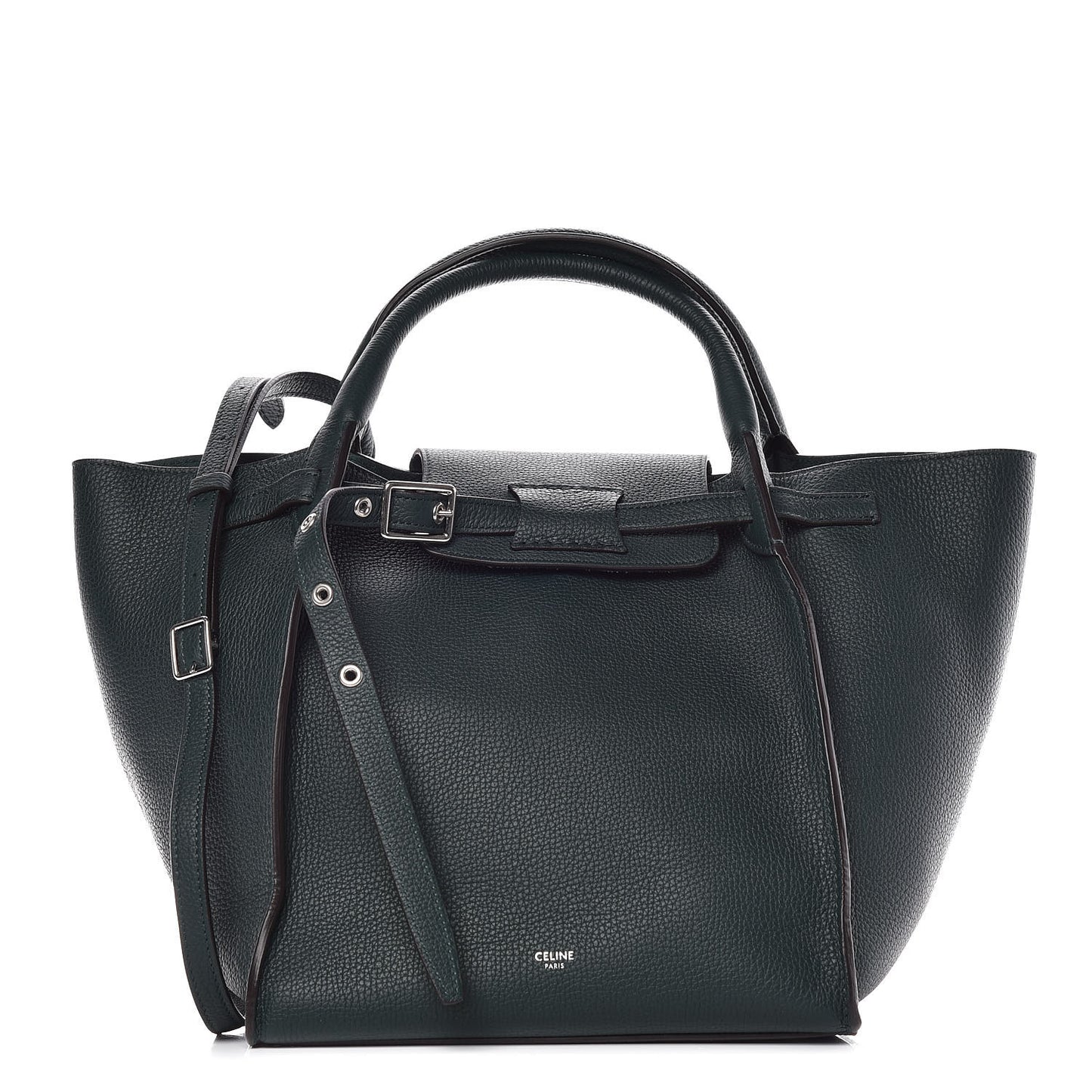 Supple Grained Calfskin Small Big Bag Amazone