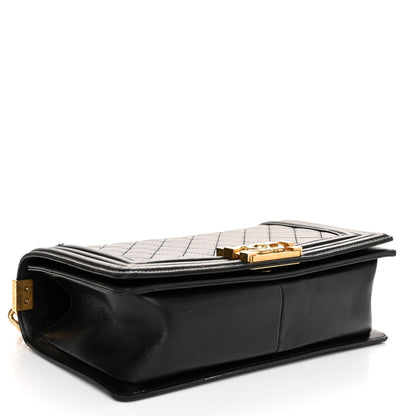Chanel Lambskin Quilted Medium Boy Flap Black 4 of 10