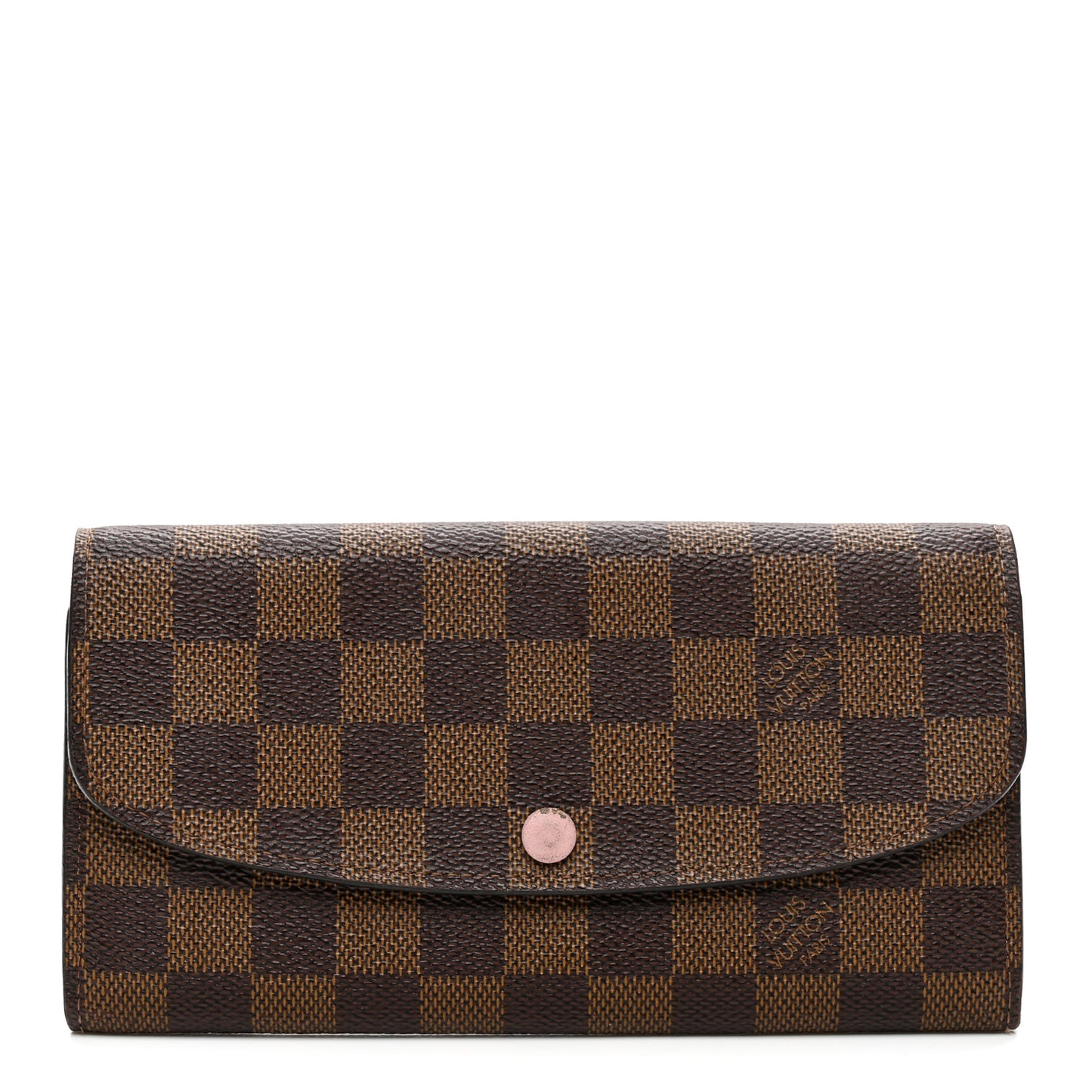 Damier Ebene Emilie Wallet Rose Ballerine