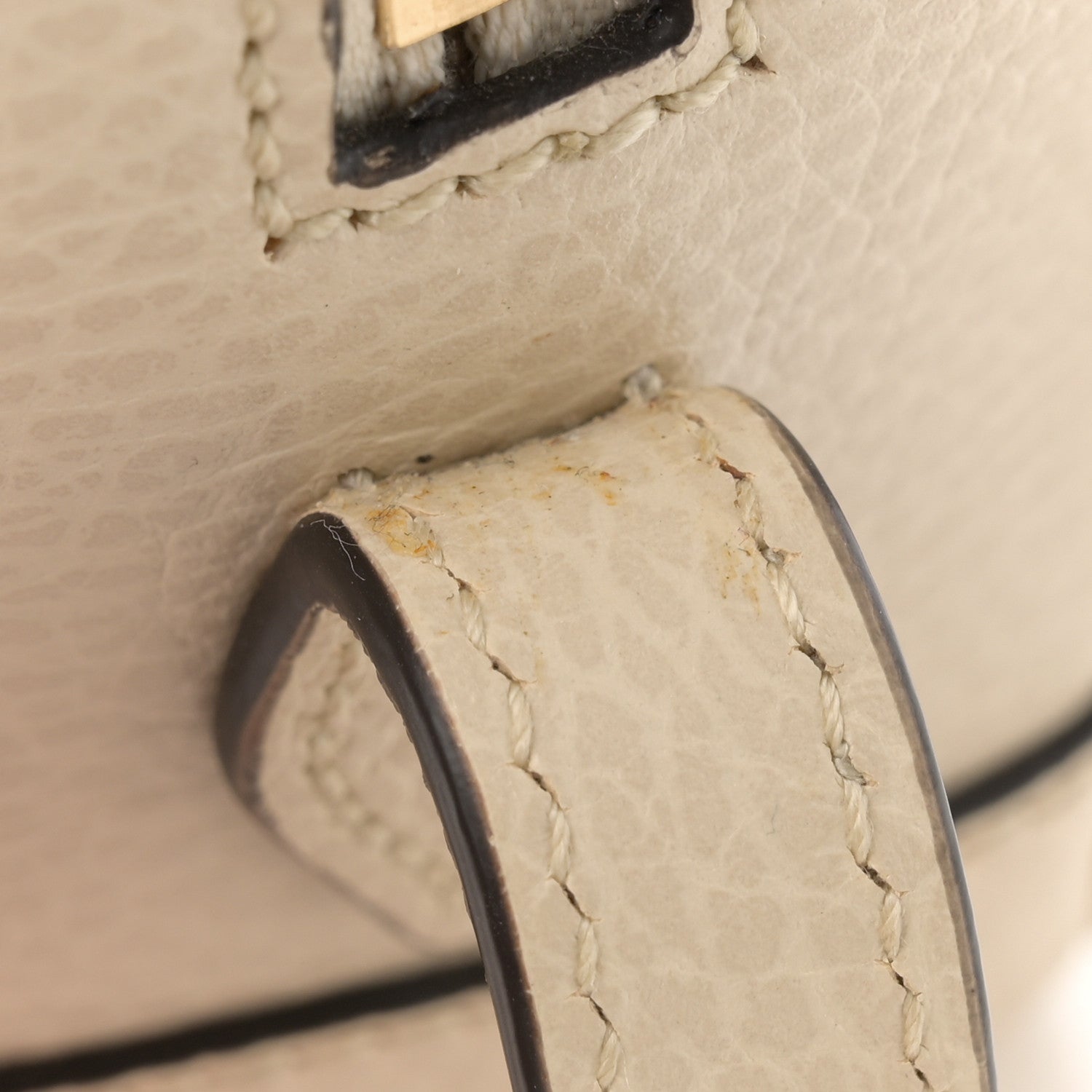 Gucci Monogram Dollar Calfskin Mini Bree Messenger Bag Beige Ebony Avoire Beige Ebony Avoire 12 of 14