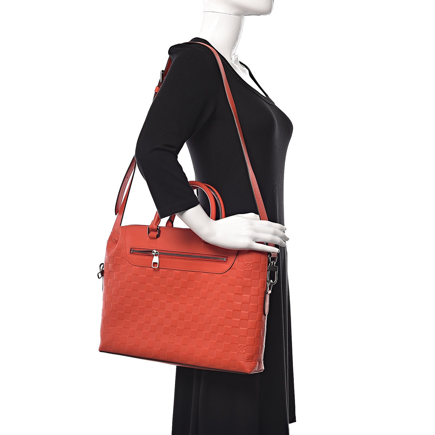 Damier Infini Porte-Documents Jour Briefcase Magma