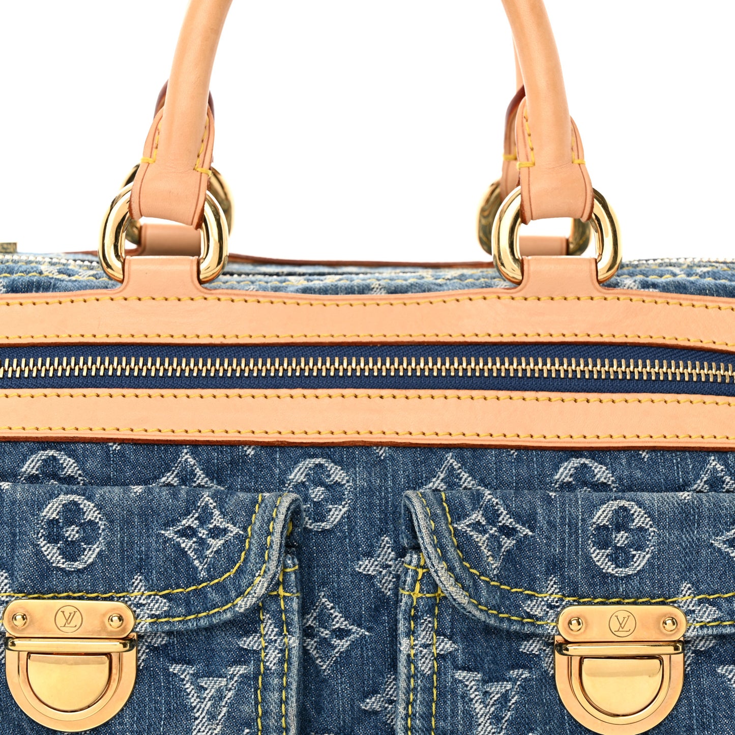 Monogram Denim Neo Speedy Blue