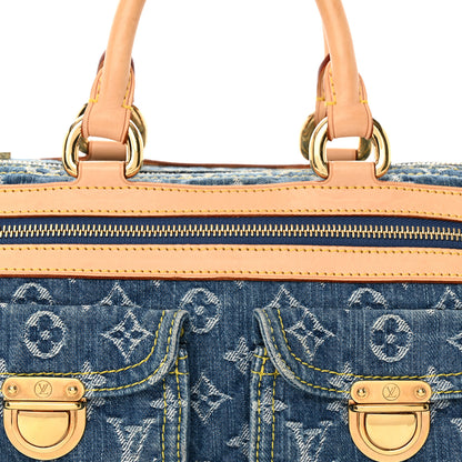 Louis Vuitton Monogram Denim Neo Speedy Blue 7 of 19