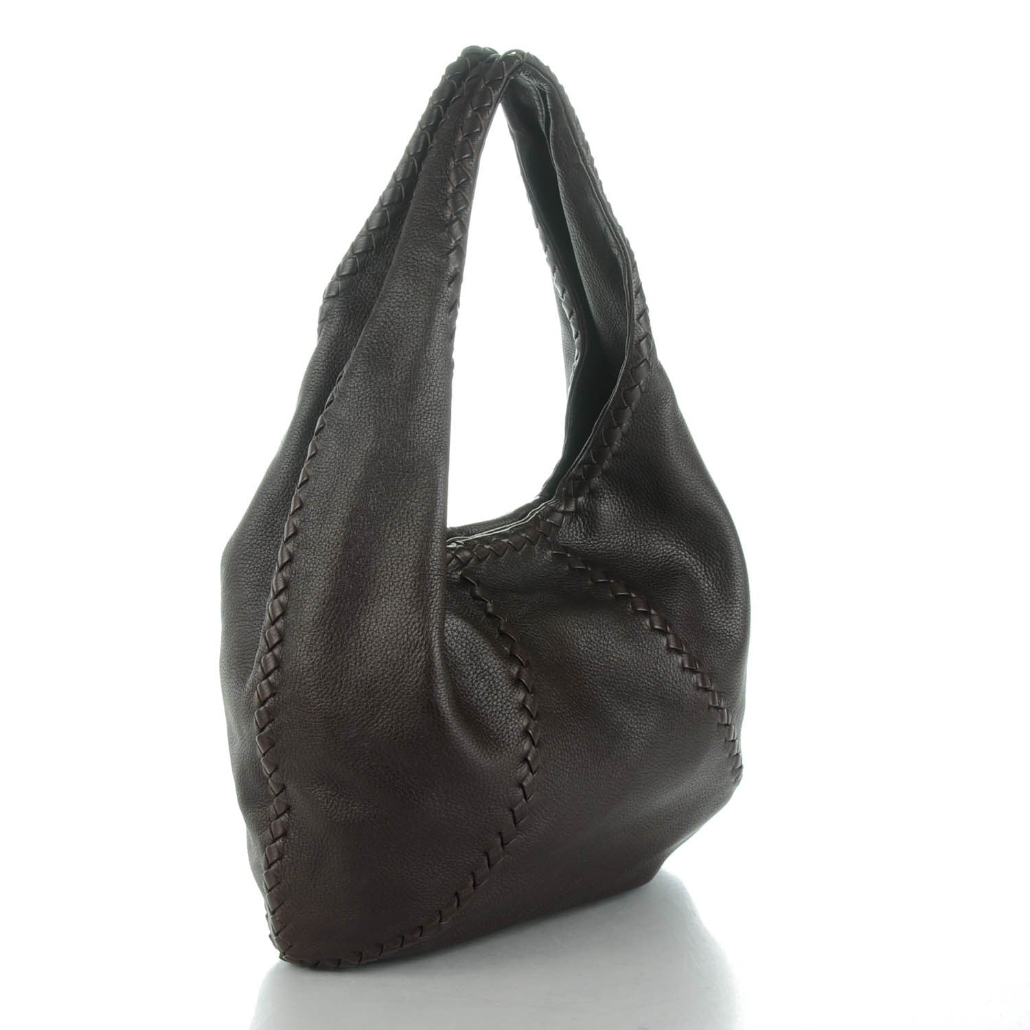 Bottega Veneta Cervo Deerskin Large Hobo Ebano 3 of 8