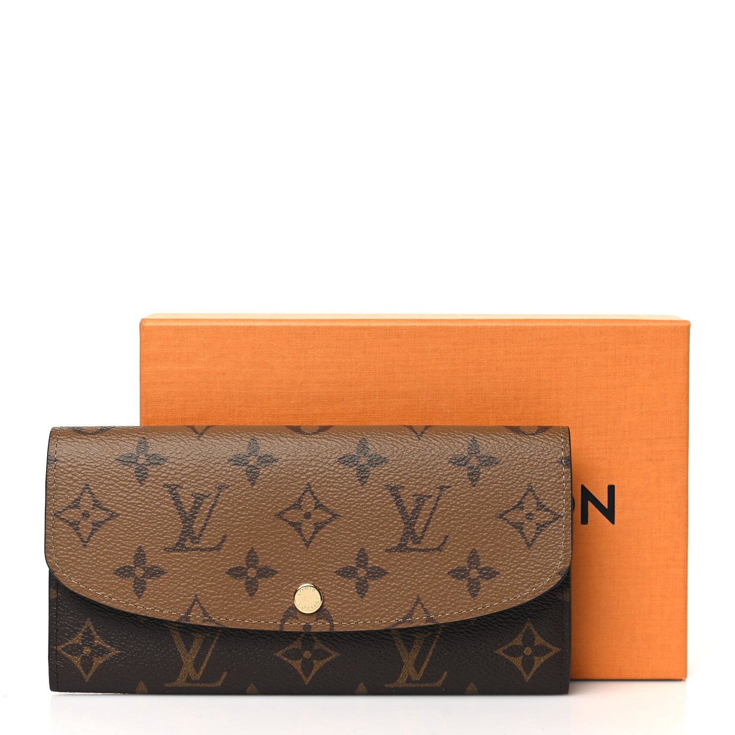 Louis Vuitton Reverse Monogram Emilie Wallet 8 of 8