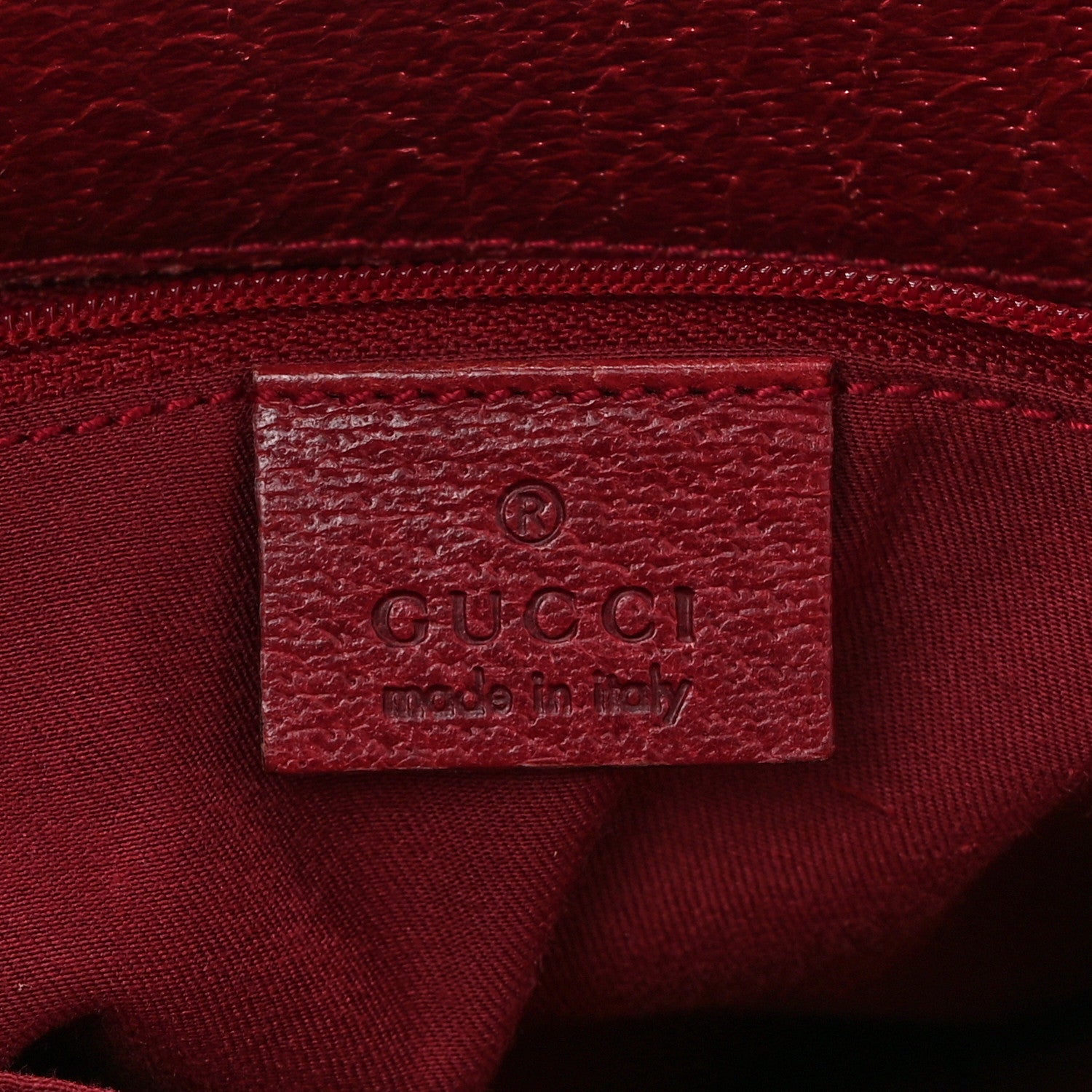 Gucci Monogram Small Eclipse Tote Red 6 of 14