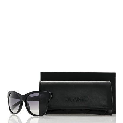 Chanel Acetate Polarized Square CC Sunglasses 5380 Black 8 of 8