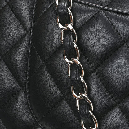 Chanel Lambskin Quilted Jumbo Double Flap Black 12 of 12