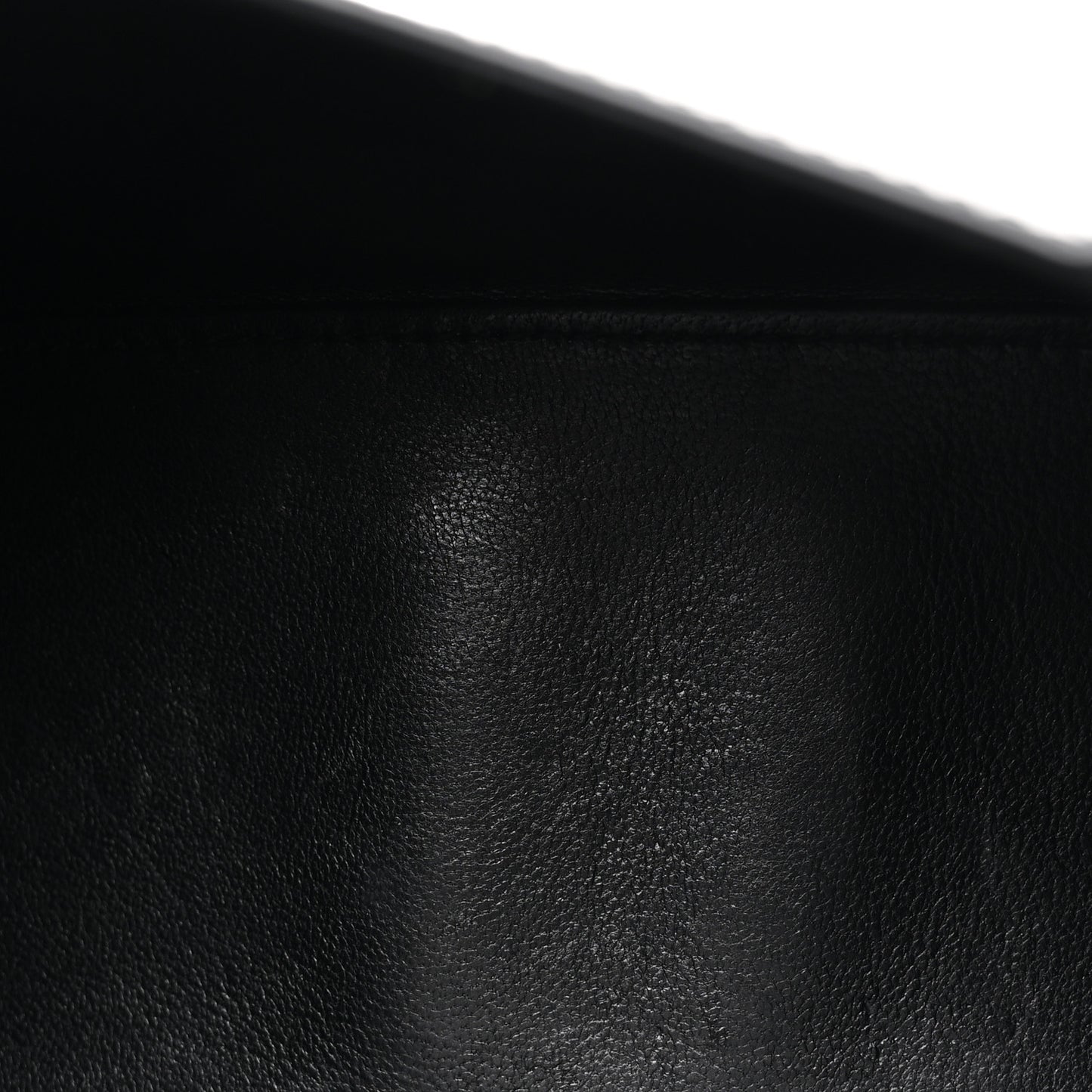 Shiny Calfskin Monochrome Crocodile Embossed Small Hourglass Top Handle Bag Black