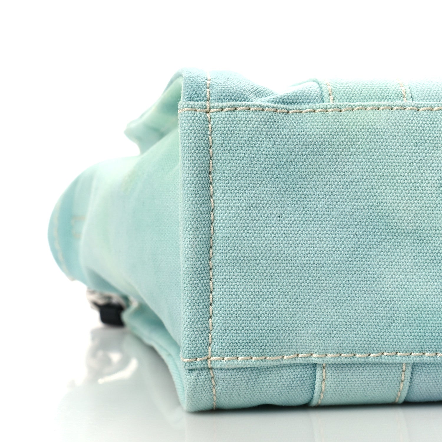 Marc Jacobs Cotton Canvas Mini The Traveler Tote Bag Teal Tie Dye 7 of 9
