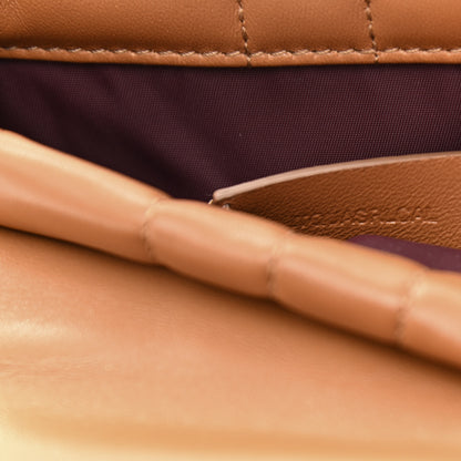 Burberry Lambskin Quilted Mini Lola Bag Maple Brown 7 of 8