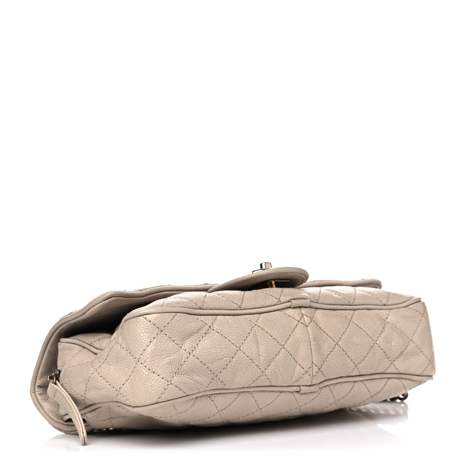 Chanel Crumpled Grained Calfskin Quilted Small Shiva Flap Beige 3 of 15