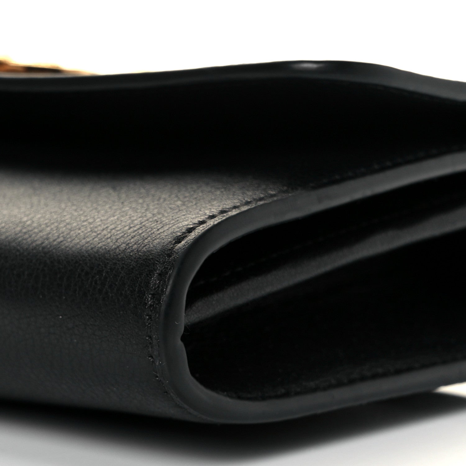 Versace Grained Calfskin Virtus Wallet On Chain Black 7 of 8