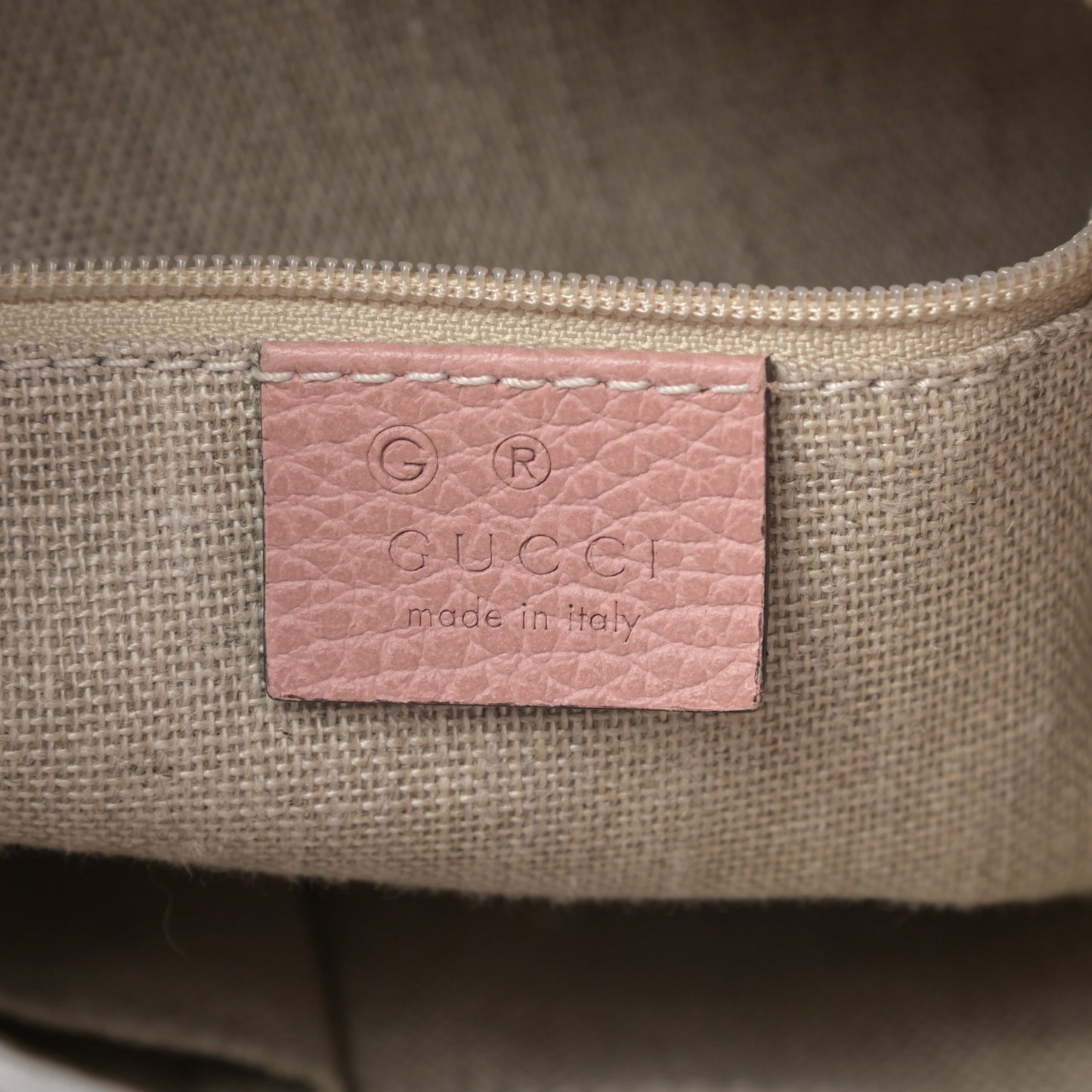 GG Monogram Large Margaux Hobo Beige Soft Pink