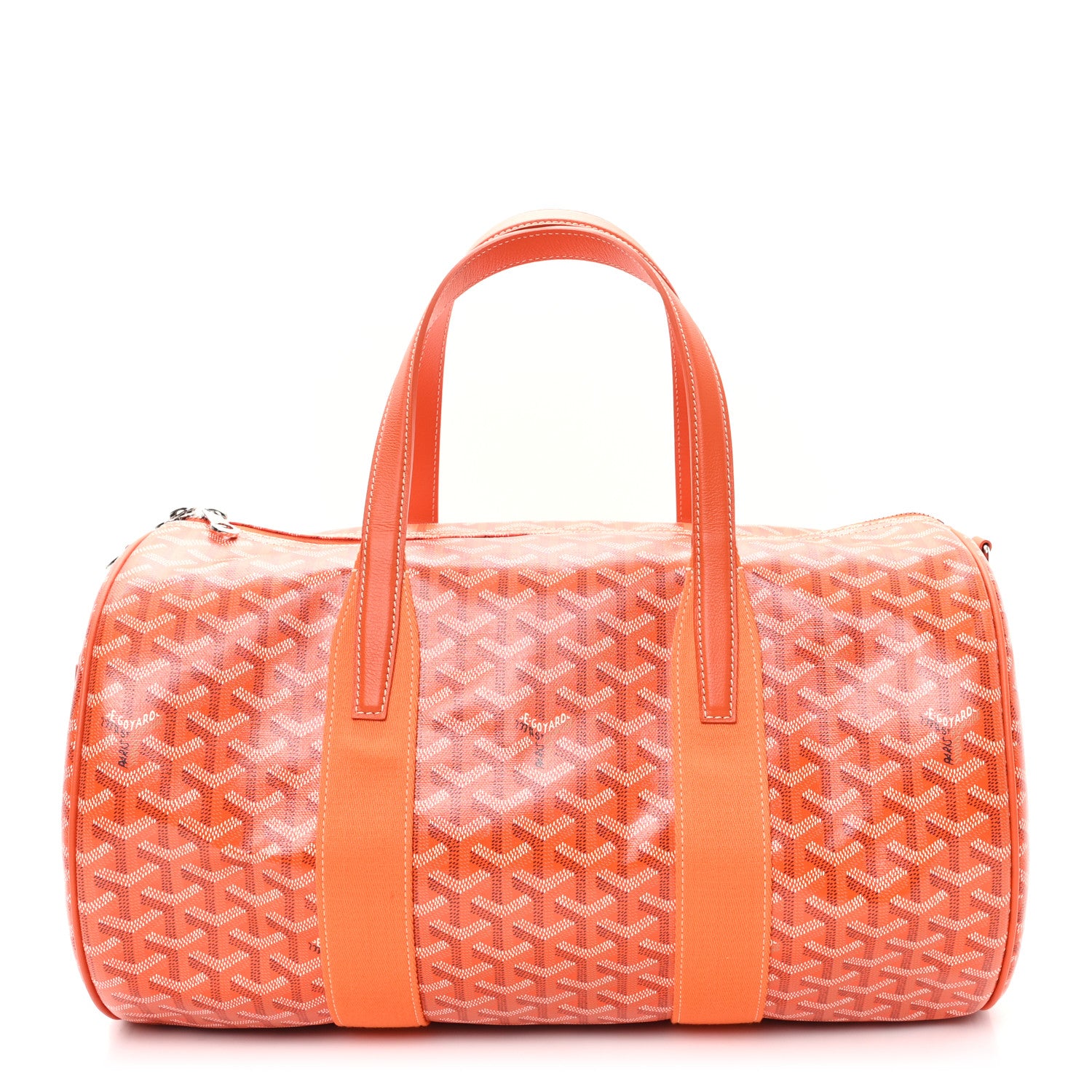 Goyard Goyardine Barrel 40 Sports Bag Orange 1 of 10