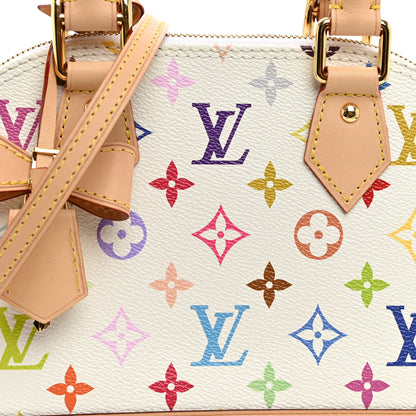 Louis Vuitton LV x TM Monogram Multicolor Alma BB White 7 of 9