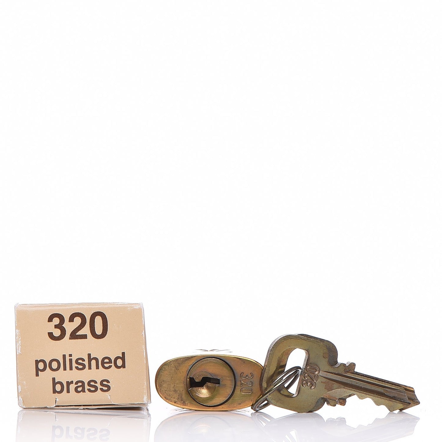 Brass Lock and Key Set #320